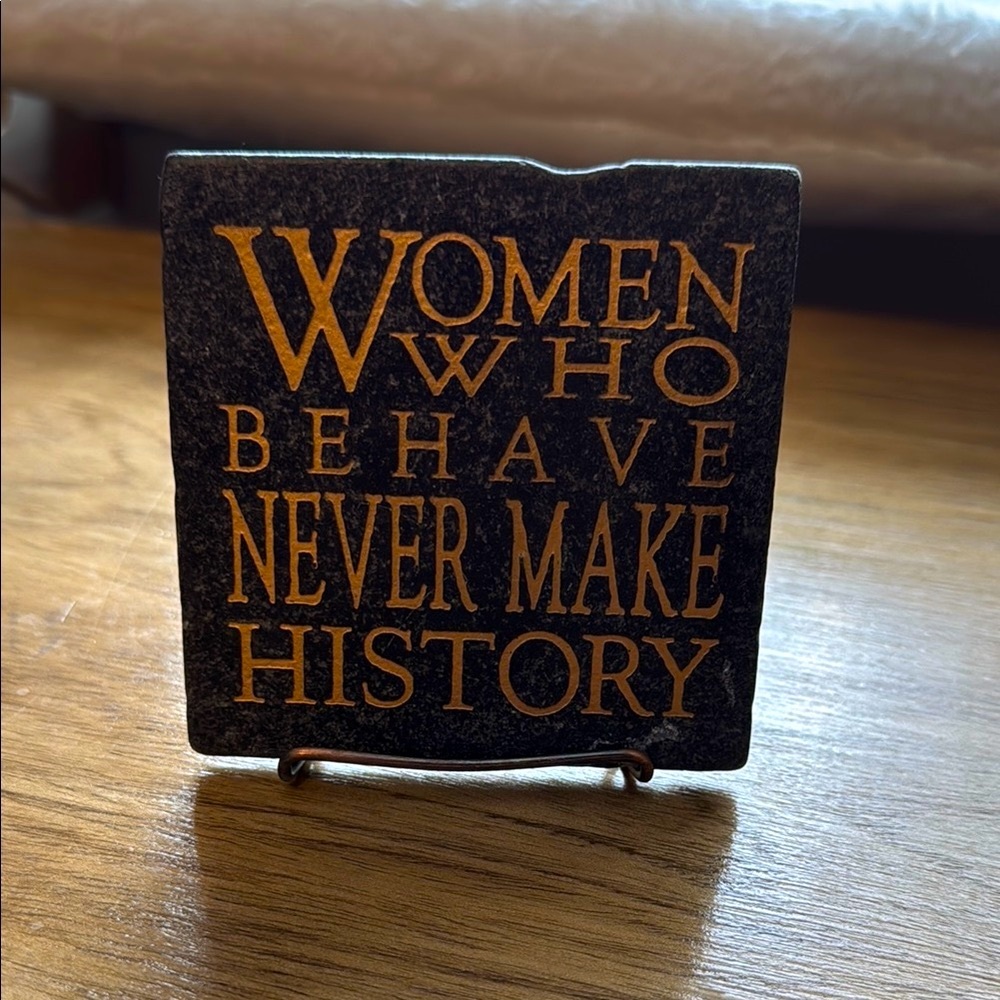 Decorative stone with Inspirational Etched Quote